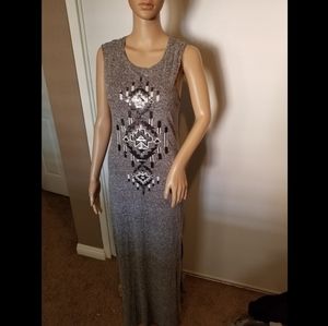 Express Sequin Maxi Dress